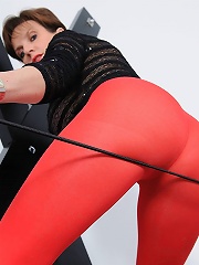 Pantyhosed mature